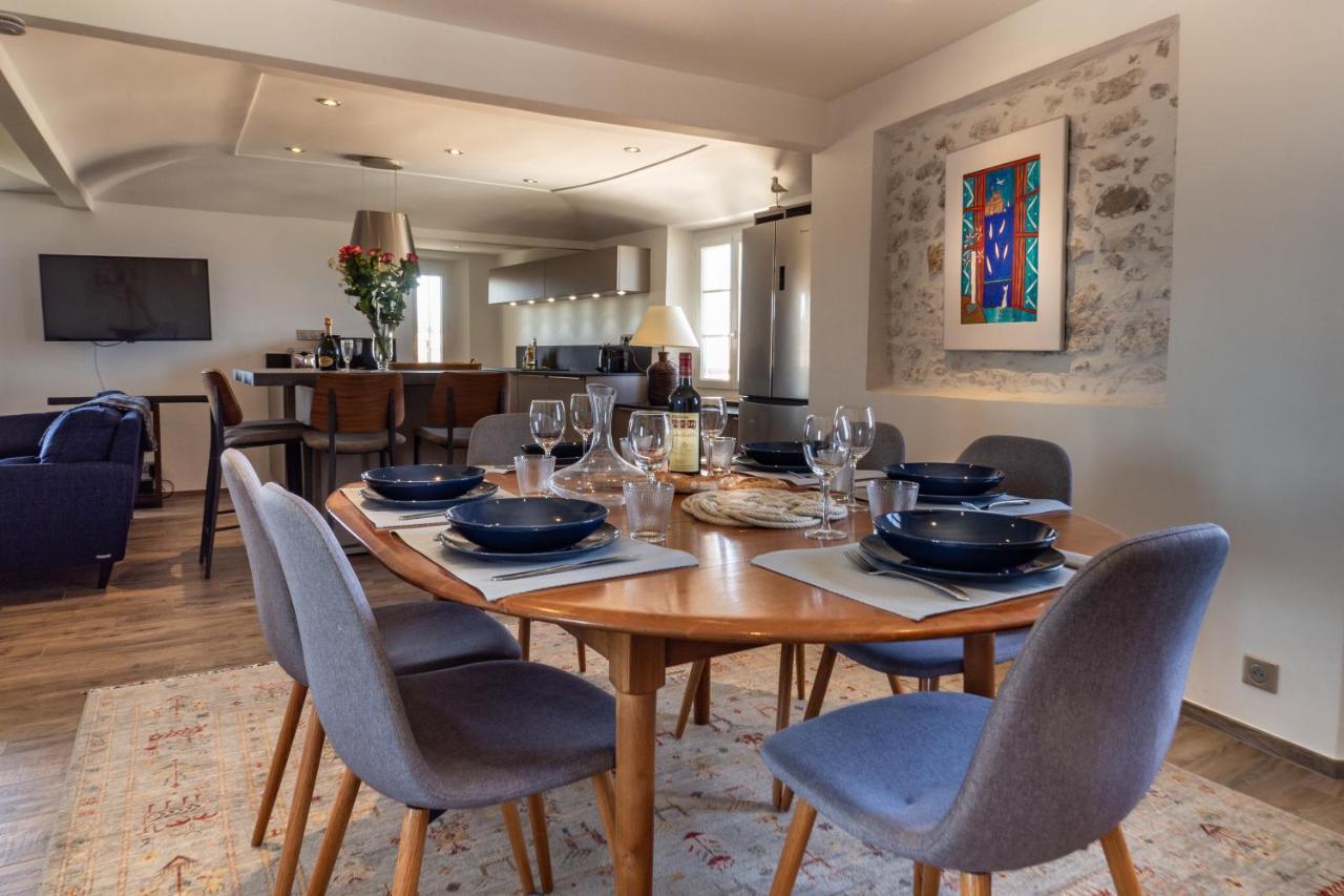 Charmant Appartement Spacieux Pour 6P Vue Mer Vieil Antibes Exterior photo
