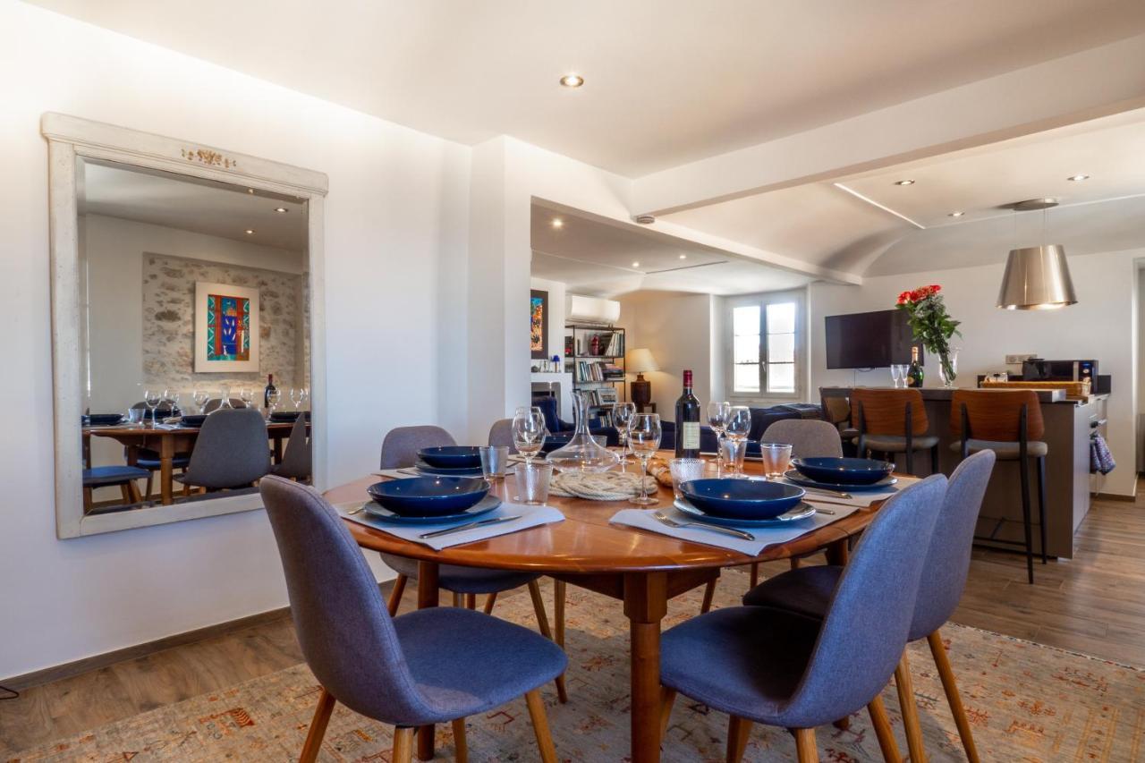 Charmant Appartement Spacieux Pour 6P Vue Mer Vieil Antibes Exterior photo