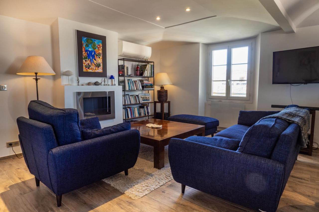 Charmant Appartement Spacieux Pour 6P Vue Mer Vieil Antibes Exterior photo